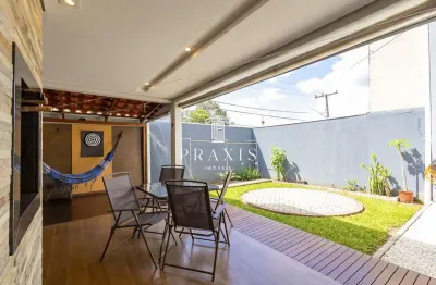 Casa com 3 quartos à venda na rua frederico stella, 400, cachoeira, curitiba, 208 m2 por r$ 869.000