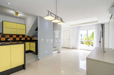 Casa em condomínio fechado à venda na rua carmelina cavassin, 1280, cachoeira, curitiba, 129 m2 por r$ 895.000