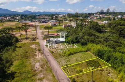 Terreno à venda na rua pedro câmbio cortiano, 60, jardim orestes thá, quatro barras por r$ 300.000