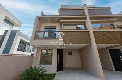 Casa em condomínio fechado com 3 quartos à venda na rua peru, 231, bacacheri, curitiba, 162 m2 por r$ 997.500