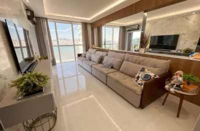 Apartamento vista mar - finamente mobiliado - 4 suítes - 3 vagas - área de lazer completa