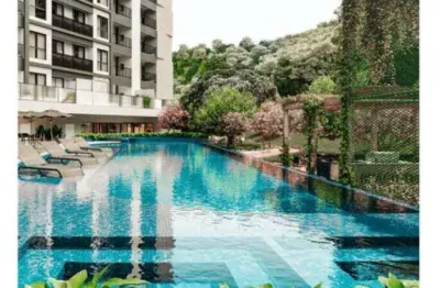 Apartamento com 1 dormitório - 1 vaga - 6500m² de área de lazer - padrão internacional - excelente para investir ou morar