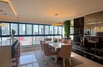Apartamento mobiliado - 3 suítes - 3 vagas - área de lazer completa - barra sul - à 100m do passeio san miguel - balneário camboriú