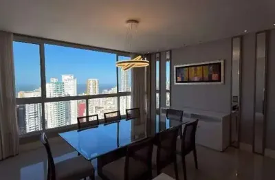 Locação anual - mobiliado - vista para o mar e cristo luz - 3 suítes - 2 vagas - área de lazer completa