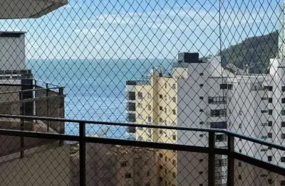 Locação anual - mobiliado - vista para o mar - 3 dormitórios - 1 vagas - área de lazer