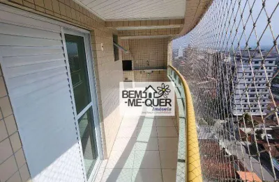 Apartamento com 2 dormitórios para alugar, 80 m² por r$ 3.666,05/mês - vila assunção - praia grande/sp