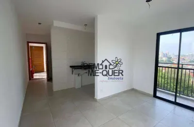 Apartamento novo - villagio mirantecom 2 dormitórios à venda, 47 m² por r$ 345.000 - vila jaguara - são paulo/sp
