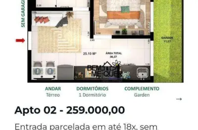 Apartamento com 1 quarto à venda no Jardim Líbano, São Paulo 