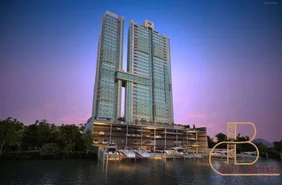 Apartamento novo com 193m² e 03 suítes no marina beach towers em bc