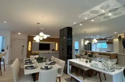 Locação - edifício villa di mare - 3 suítes, finamente mobiliado e decorado