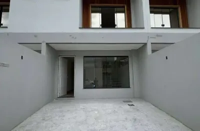 Em construção - sobrado geminado com 02 suítes + lavabo, bairro rio pequeno