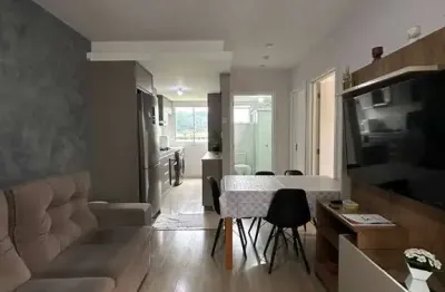 Locação - apartamento mobiliado em condomínio fechado bairro rio pequeno