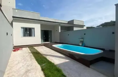 Locação -  ampla casa mobiliada, com piscina, 3 dormitórios no terras altas