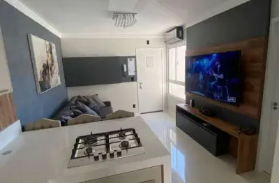 Locação- apartamento semimobiliado em condomínio fechado bairro rio pequeno