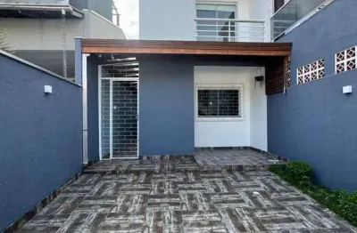 Excelente sobrado semimobiliado pronto para morar, bairro rio pequeno