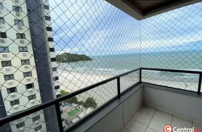 Apartamento com vista para o mar, 3 quartos e churrasqueira – r$1.800/dia