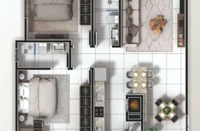 Apartamento com 2 dormitórios sendo 1 suíte à venda, 65 m² por r$ 698.000 - tabu