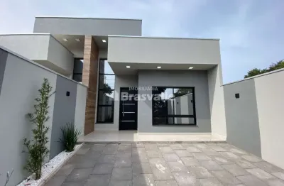 Casa com 3 quartos à venda no santa felicidade, cascavel , 100 m2 por r$ 580.000