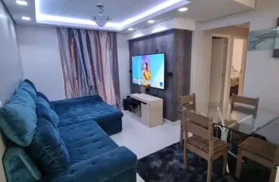 Lindo apartamento mobiliado com 1 suíte e 2 quartos em residencial garden club