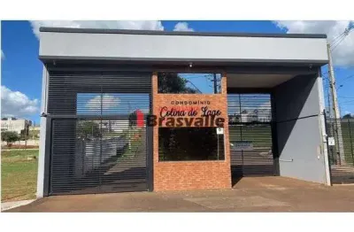 Terreno a venda no condomínio colina do lago  no bairro universitário - cascavel/pr