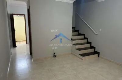 Sobrado de condomínio com 2 quartos, esmeralda, praia grande - r$ 225 mil, cod: 5023