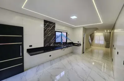 Casa com 3 quartos, balneário maracanã, praia grande - r$ 900 mil, cod: 5215