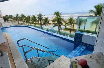 Frente mar 2 quartos praia grande entrada 303 mil saldo direto