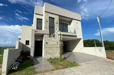Sobrado em condomínio à venda em jardim carvalho, ponta grossa - pr