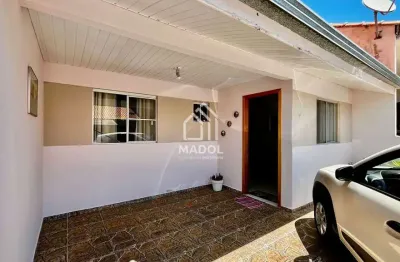 Casa em condomínio fechado com 3 quartos à venda na avenida antares, 500, oficinas, ponta grossa, 56 m2 por r$ 240.000