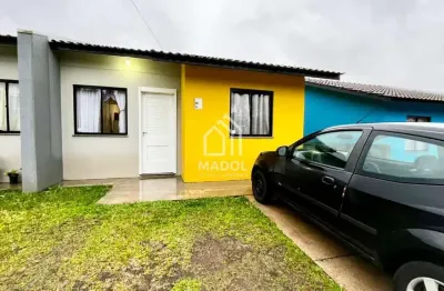 Casa em condomínio fechado com 2 quartos à venda na rua leopoldo froes, 870, uvaranas, ponta grossa, 49 m2 por r$ 205.000