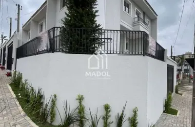 Sobrado triplex de esquina à venda no bairro órfãs, com 3 suítes, 4 vagas