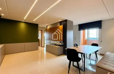 Apartamento com 2 quartos à venda na rua coronel dulcídio, 553, centro, ponta grossa, 119 m2 por r$ 600.000