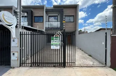 Sobrado à Venda com 3 quartos 1Suíte, 3 banheiros, 2 vagas e 95m² por R$ 490.000