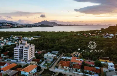 Apartamento à venda em florianópolis-sc, cacupé  2 quartos, 1 suíte, 2 banheiros  63,26 m² de área
