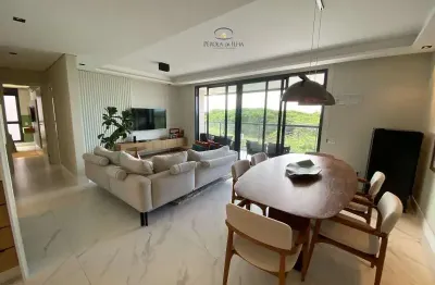 Imperdível: apartamento de luxo com 3 suítes e 140m² no campeche, florianópolis-sc