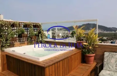 Cobertura com 3 quartos à venda na rua rodrigo rampinelli jeremias, 170, itacorubi, florianópolis, 168 m2 por r$ 1.590.000