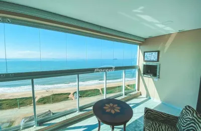 Apartamento frente mar com 3 suítes e área gourmet externa, no itacolomi, em balneário piçarras!