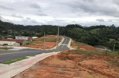 Lotes com 300m² de área, disponíveis para venda, no loteamento pacoville i - gasparinho - gaspar/sc
