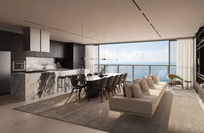 Apartamento de alto padrão com 3 suítes, vista mar, localizado no bairro centro em baln. piçarras!
