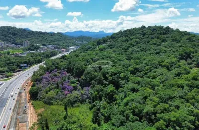 Terreno comercial com 35.106 m², fazendo frente para a br 470 em 284 metros, e fundos em 107 metros. terreno ideal para construção de galpão, centro comercial, loja, etc..
