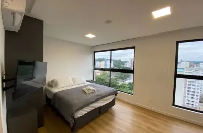 Lindo loft novo, mobiliado e decorado, no bairro itoupava seca, blumenau/sc.