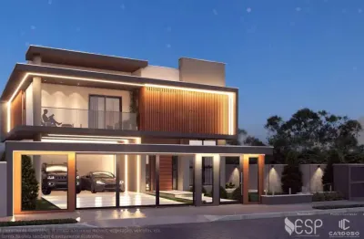Casa de alto padrão no bairro santa terezinha em construção