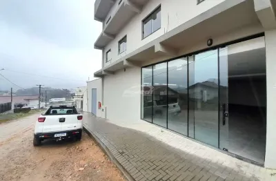 Loja térrea nova disponível para locação no bairro margem esquerda – gaspar/sc