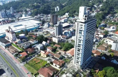 Loft compacto de alto padrão em construção à venda próximo a vila germânica em blumenau, que será entregue em dezembro 2025
