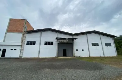 Galpão disponível para locação na divisa de blumenau com indaial no bairro encano norte indaial/sc