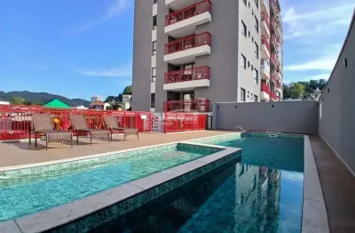 Apartamento semimobiliado disponível para locação no bairro velha, blumenau.