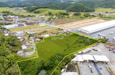 Terreno ideal para construção de galpão no bairro belchior alto - gaspar/sc