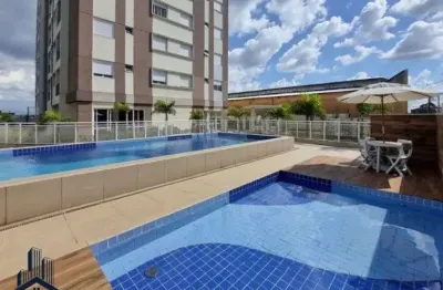 Condomínio edifício nova granja - condomínio edifício nova granja - 2 dorms, varanda fechada vidro, vista fazendinha!