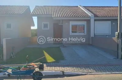 Casa em condomínio fechado com 2 quartos à venda na vacaria, 151, centro novo, eldorado do sul por r$ 235.000