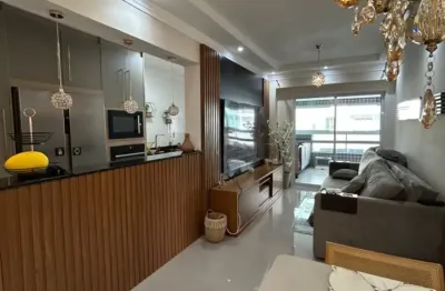 Apartamento na caiçara com 2 dormitórios, 1 suíte, lavabo, planejados e 1 vaga . residencial com piscina e áreas de lazer